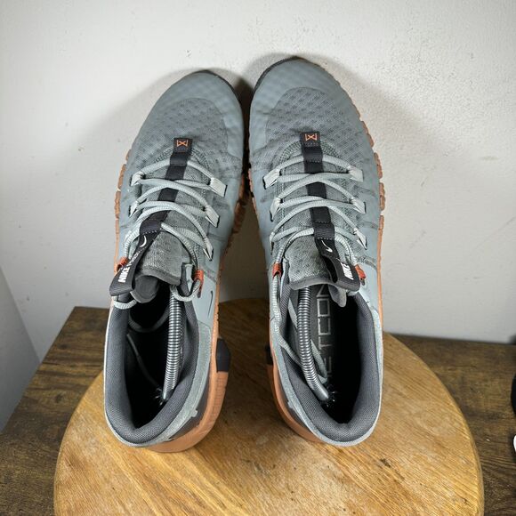 Nike Free Metcon 5 Shoes Mens Size 13 Gray Orange Training Running DV3949-301 - Picture 6 of 8